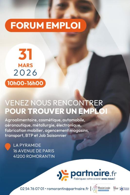 Forum de l'emploi organisé par l'agence d'intérim Partnaire