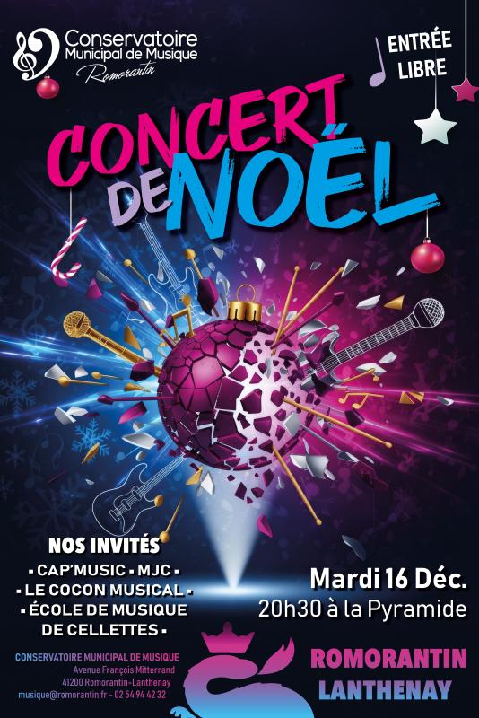 Concert de Noël du Conservatoire Municipal de Musique