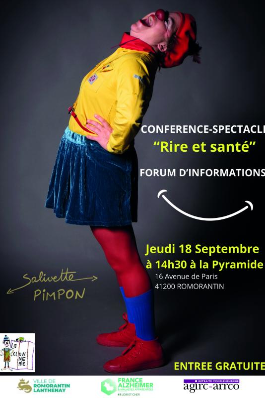 Conférence-spectacle Rire et santé et forum d'informations