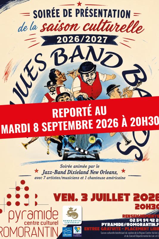-- REPORTÉ --  Soirée de présentation de la saison culturelle 2026-2027