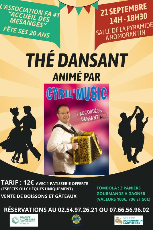 Thé dansant animé par Cyril'Music