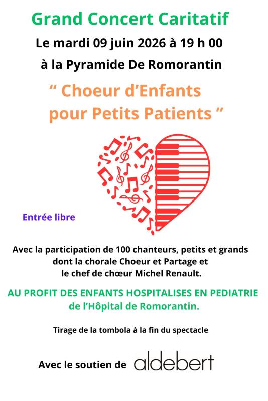 Chœur d'enfants pour petits patients