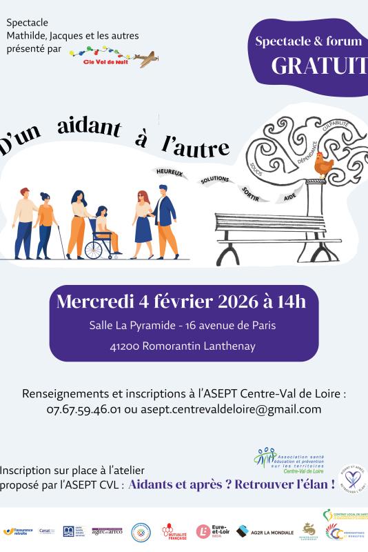 D'un aidant à l'autre - spectacle et forum