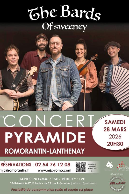 Concert de la Saint-Patrick - avec The Bards of Sweeney